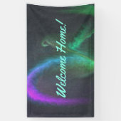 Custom 3 'x 5' Welkom Home Vinyl Banner - Persoon (Verticaal)