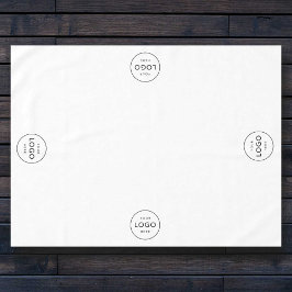 Custom 4 Circle Logo Company Business Restaurant Tafelkleed
