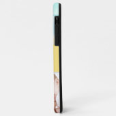 Custom 4 Foto Moeder Leven is de Beste Leven Geel Case-Mate iPhone Case (Achterkant/links)