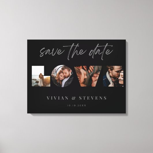 Custom 4 Love Photos College Jubileum Canvas Afdruk (Voorkant)