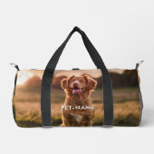 Custom 4 Photo Collage Pet Dog 4 Name Picture On Plunjezak (Voorkant)