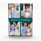 Custom 4 Photo Collage Script Names Photo Block Fotoblokken (Voorkant)