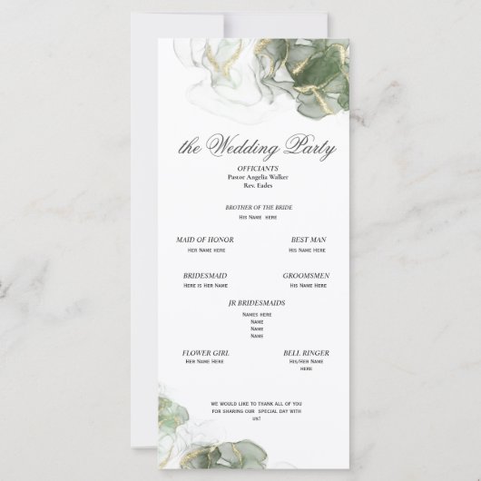 Custom 4Abstract Goud Gedempt Sage Groen (Achterkant)