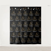 Custom 50 and fabulous Photobooth 50th jarig Wandkleed (Voorkant)