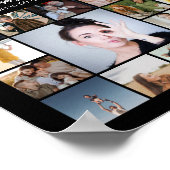 Custom 50 Picture Photo Collage 50th Birthday Poster (Hoek)