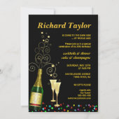Custom 50th - Fun and Festive Champagne Kaart (Achterkant)