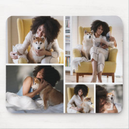 Custom 5 Photo Collage Mousepad Muismat