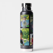 Custom 5 Photo Keepslag Collage Waterfles (Links)