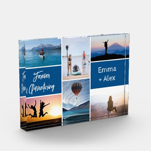 Custom 6 Photo Collage Block - Avontuur & Reizen Fotoblokken (Links)