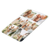 Custom 6 Photo Collage Modern Simple  Magneet (Linkerzijde)