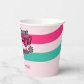 Custom 70's Retro Disco Verjaardag Boogie Groovy Papieren Bekers (Links)