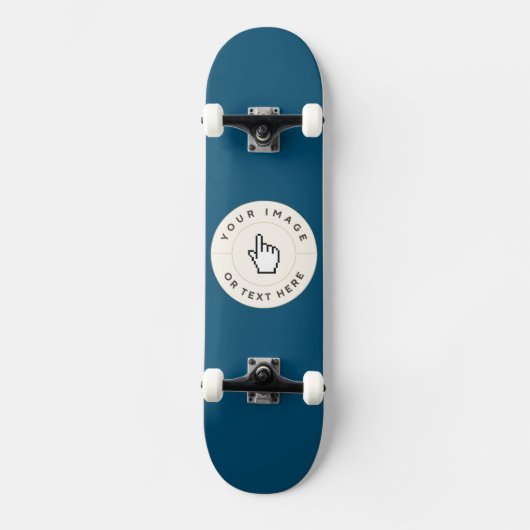 Custom 7 7/8" Skateboard Deck Trucks and Wheels (Voorkant)