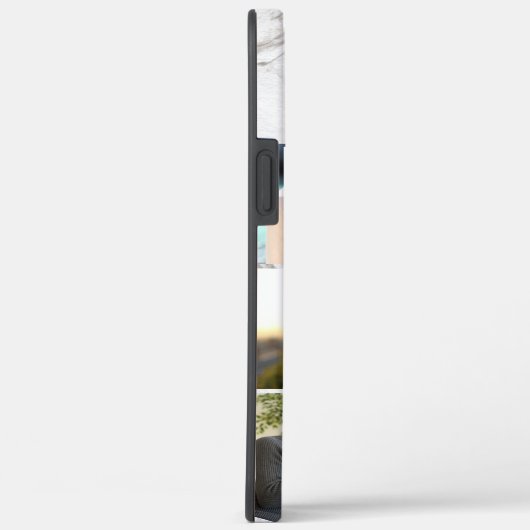 Custom 7 Fotocollage grijs marmer Case-Mate iPhone Case (Achterkant / Rechts)