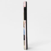 Custom 7 Fotocollage op roze marmer Case-Mate iPhone Case (Achterkant/links)