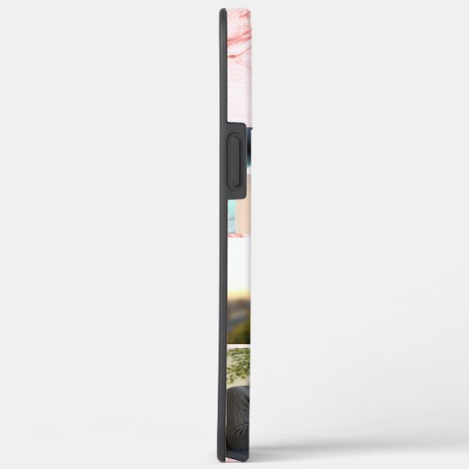 Custom 7 Fotocollage Roze Marmer Case-Mate iPhone Case (Achterkant / Rechts)