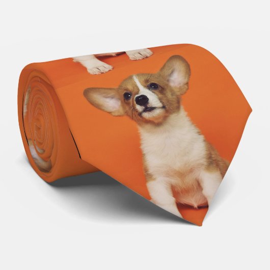 Custom 7 Photo Collage Your Pet Dog Picture On Stropdas (Opgerold)