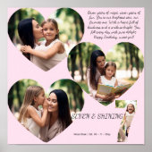 Custom 7th Birthday Photo Collage Poster (Voorkant)