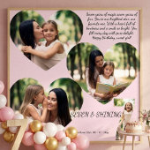 Custom 7th Birthday Photo Collage Poster