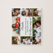 Custom 8 Fotocollage Wil je met me trouwen Voorste Legpuzzel (Verticaal)