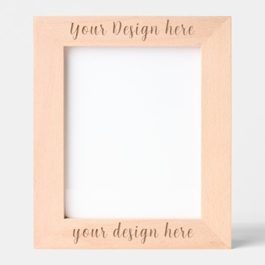 Custom 8x10 Rustic Wood Frame - Engraved Gift Gegraveerde Lijstjes (Voorkant)