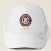 Custom 911 Dispatcher Logo Hat  Trucker Pet (Voorkant)