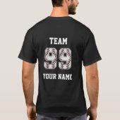 Custom 99 Baseball T-shirt (Achterkant)