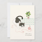 [Custom] A Cat's Day - Alles wat je weet is Love Bedankkaart (Voorkant)