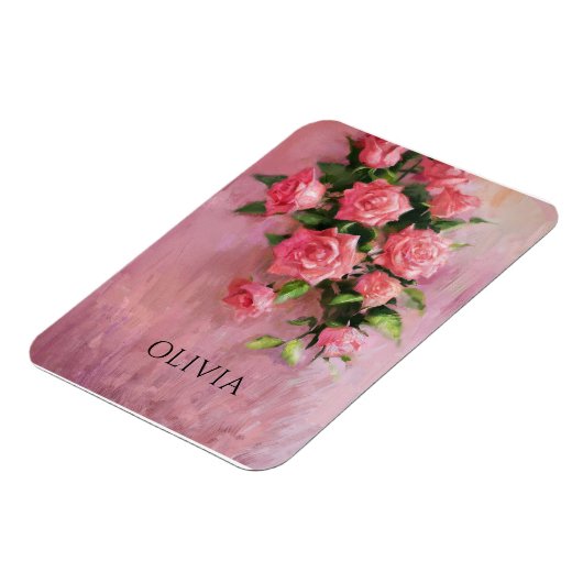 Custom A Dream in tinten van roze Magneet (Linkerzijde)