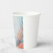 Custom A Little Mermaid is onderweg onder zee Papieren Bekers (Links)