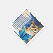 Custom AA Prayer Napkin | Sober Owl Big Book Servet (Hoek)