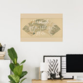 CUSTOM Abstract Rinpa Wave Pattern Art Poster (Thuiskantoor)