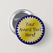 Custom Achievement Award-Button Ronde Button 5,7 Cm (Voorkant /achterkant)