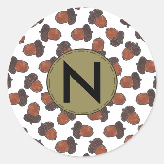 Custom Acorn Sticker (Voorkant)