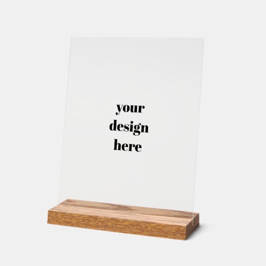 Custom Acryl Bord (Hoek)