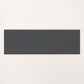 Custom Add Jouw naam Modern Grey Yogamat (Achterkant (horizontaal))