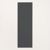 Custom Add Jouw naam Modern Grey Yogamat (Achterkant)