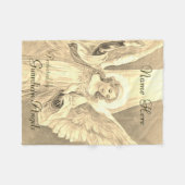 Custom Add Name Guardian Gold Fleece Deken (Voorkant (Horizontaal))