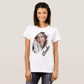 Custom Add Photo And Text T-shirt (Voorkant volledig)