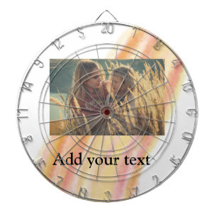 custom add your photo christmas personalized water dartbord