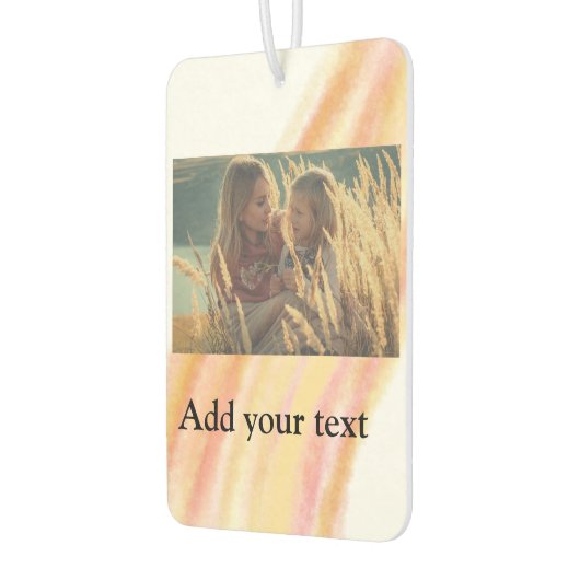 custom add your photo christmas personalized water luchtverfrisser