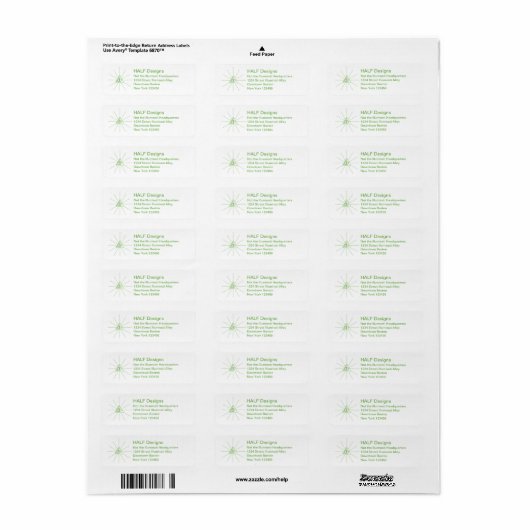 custom address labels illuminati (Full Sheet)