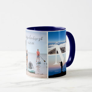 Custom Adventure Photo Collage Coffee Mok