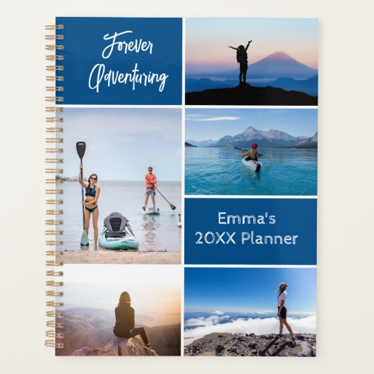 Custom Adventure Photo Collage Planner (Voorkant)