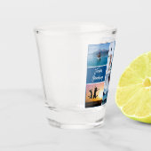 Custom Adventure Photo Collage Shot Glass Glas (Links)
