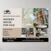 Custom Advertisement Real Estate Poster (Voorkant)