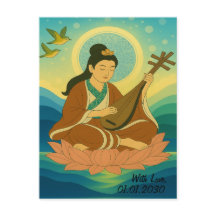 Custom Aesthetic Modern Japan Lucky Goddess 