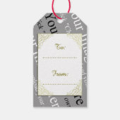 Custom Afbeelding Gift Label Cadeaulabel (Voorkant)