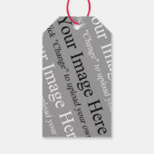 Custom Afbeelding Gift Label Cadeaulabel (Achterkant)