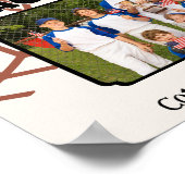 Custom Afbeelding Honkbal Coach dank u geschenk Poster (Hoek)