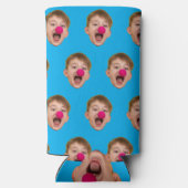 Custom Afbeelding koelbox, Grappige Verjaardag gun Seltzer Blikjeskoeler (Achterkant)